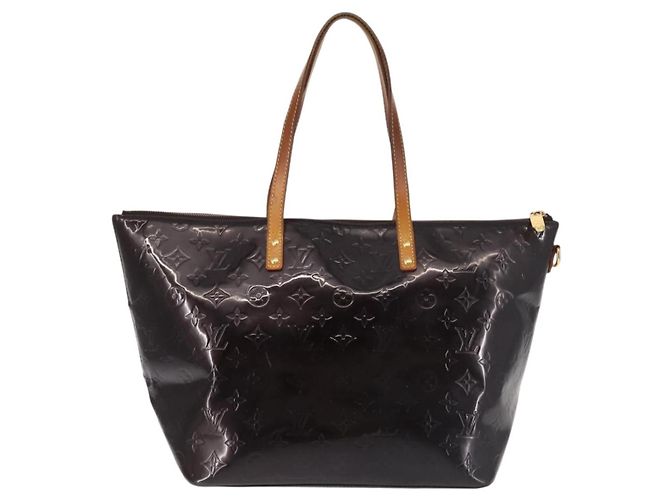 LOUIS VUITTON Borsa Tote Bellevue GM Monogram Vernis Amarante M93589 Auth BA6431 Bordò - vista 2