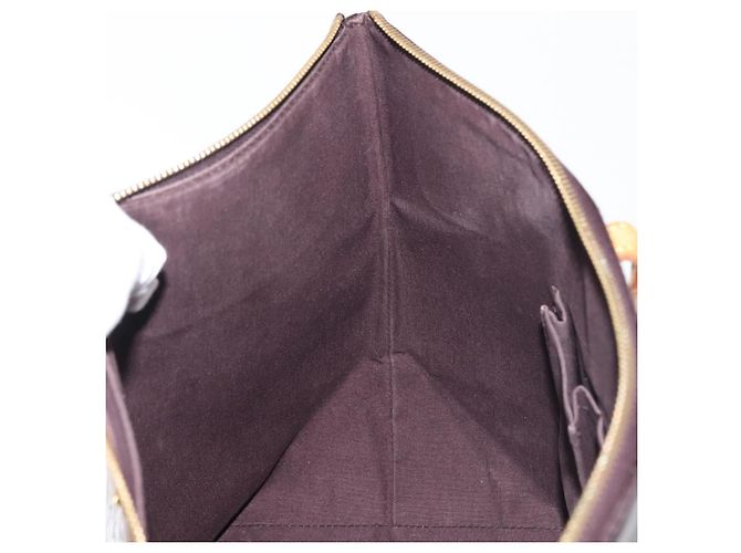 LOUIS VUITTON Borsa Tote Bellevue GM Monogram Vernis Amarante M93589 Auth BA6431 Bordò - vista 21