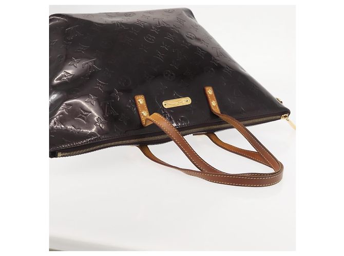 LOUIS VUITTON Borsa Tote Bellevue GM Monogram Vernis Amarante M93589 Auth BA6431 Bordò - vista 7