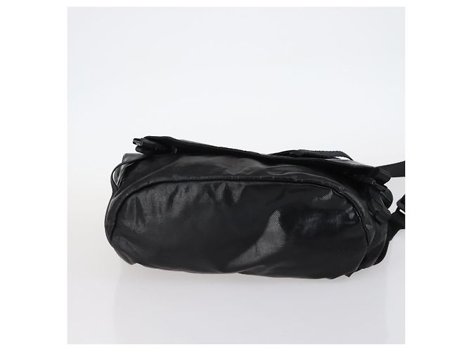 Borsa a Spalla CHANEL in Tela Rivestita Nera Argento CC Auth bs29400 Nero - vista 5