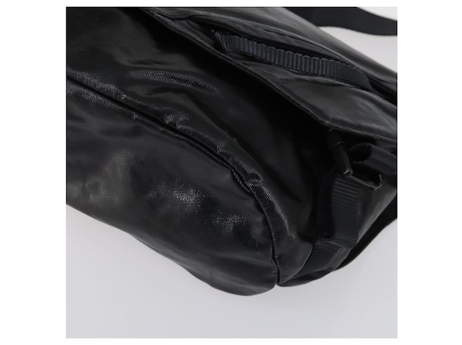 Borsa a Spalla CHANEL in Tela Rivestita Nera Argento CC Auth bs29400 Nero - vista 8