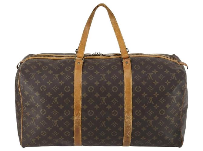 LOUIS VUITTON Monogram Sac Spool 55 Boston Tasche Vintage M41622 LV Auth 142624 Monogramm - Ansicht 2