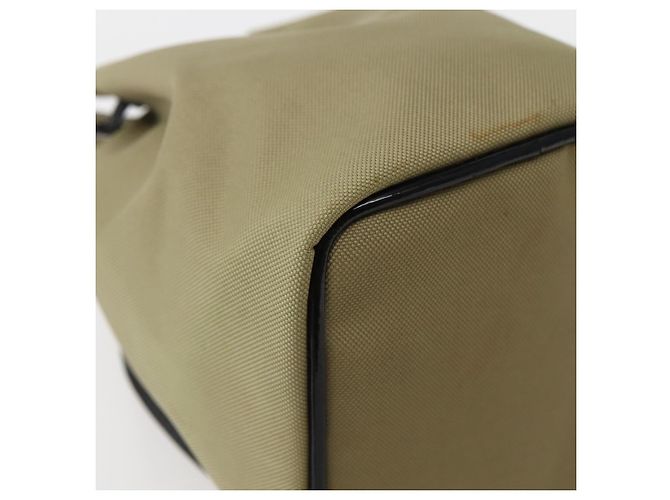 GUCCI Bolsa de cordón de nailon beige 039 0973 Auth hk3094 - vista 14