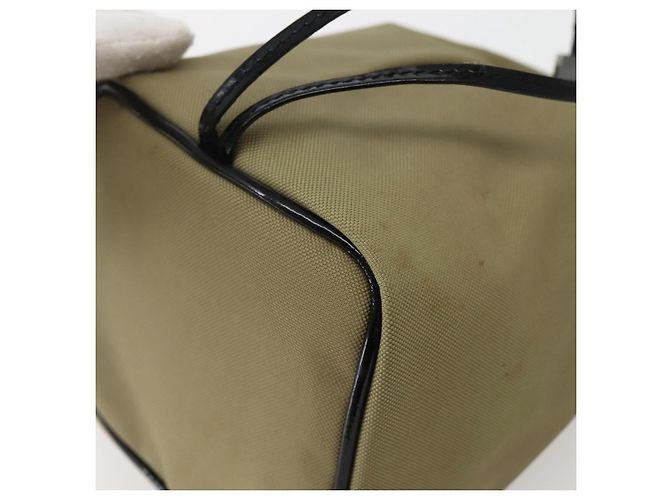 GUCCI Bolsa de cordón de nailon beige 039 0973 Auth hk3094 - vista 15