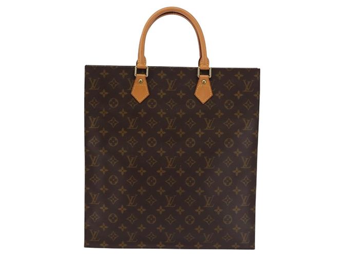 LOUIS VUITTON Borsa Sac Plat Monogram M51140 LV Auth 142924 Monogramma - vista 13