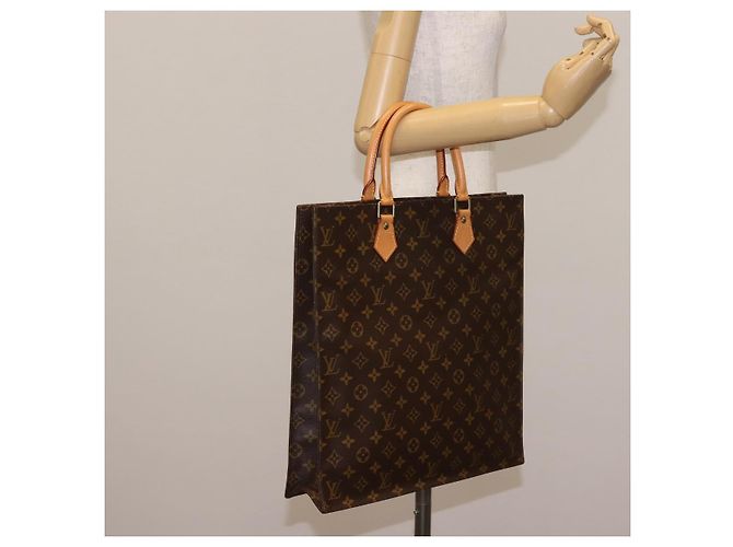 LOUIS VUITTON Borsa Sac Plat Monogram M51140 LV Auth 142924 Monogramma - vista 19