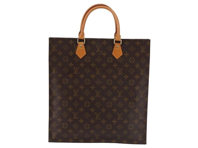 LOUIS VUITTON Borsa Sac Plat Monogram M51140 LV Auth 142924 Monogramma - vista 2