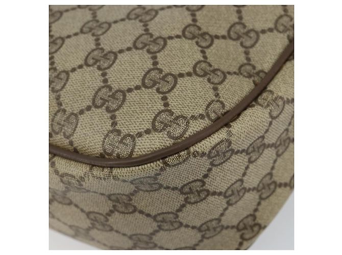 Borsa a Spalla Gucci GG Supreme Web Sherry Line Beige Oro 89 02 032 Auth bs29622 D'oro - vista 15