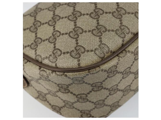 Borsa a Spalla Gucci GG Supreme Web Sherry Line Beige Oro 89 02 032 Auth bs29622 D'oro - vista 16