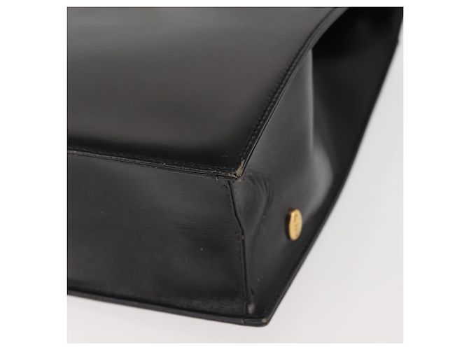 BALLY Borsa a Spalla in Pelle Nera e Oro Auth 143333 Nero D'oro - vista 14