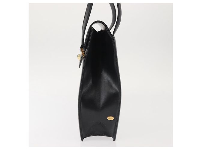 BALLY Borsa a Spalla in Pelle Nera e Oro Auth 143333 Nero D'oro - vista 3