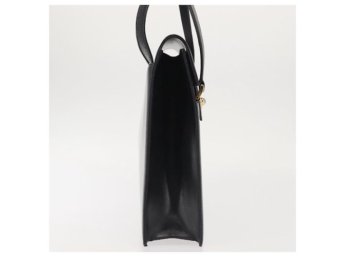 BALLY Borsa a Spalla in Pelle Nera e Oro Auth 143333 Nero D'oro - vista 4