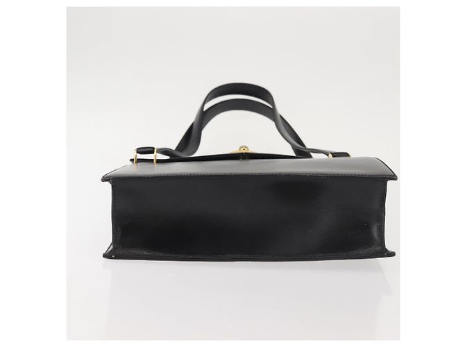 BALLY Borsa a Spalla in Pelle Nera e Oro Auth 143333 Nero D'oro - vista 5