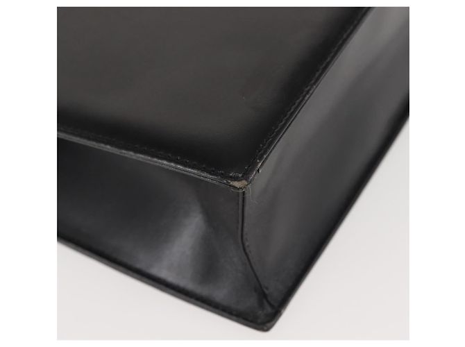 BALLY Borsa a Spalla in Pelle Nera e Oro Auth 143333 Nero D'oro - vista 9