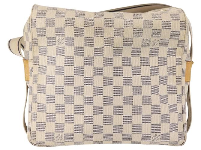 LOUIS VUITTON Borsa a Spalla Naviglio Damier Azur N51189 LV Auth 130676 - vista 13