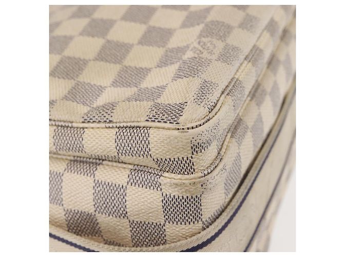 LOUIS VUITTON Borsa a Spalla Naviglio Damier Azur N51189 LV Auth 130676 - vista 17