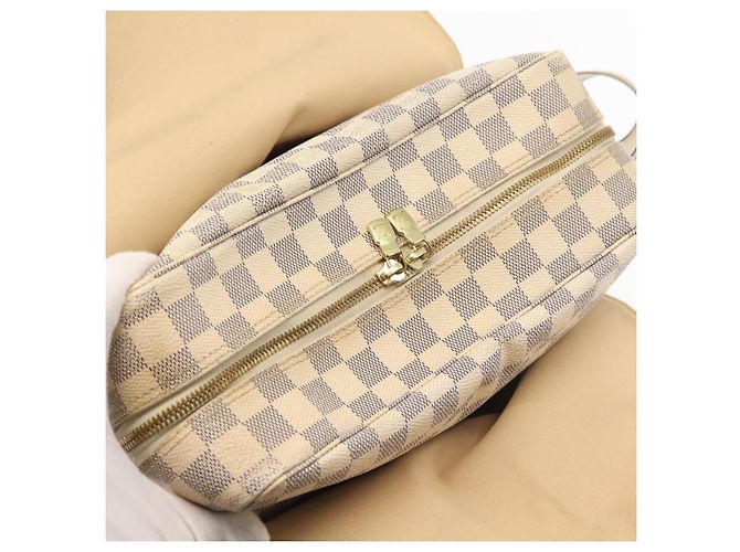 LOUIS VUITTON Borsa a Spalla Naviglio Damier Azur N51189 LV Auth 130676 - vista 19