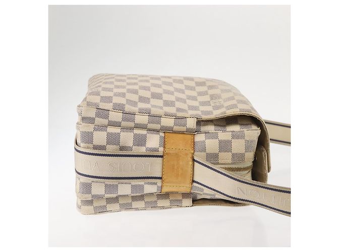LOUIS VUITTON Borsa a Spalla Naviglio Damier Azur N51189 LV Auth 130676 - vista 3