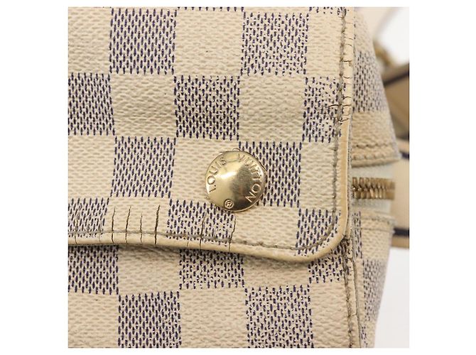 LOUIS VUITTON Borsa a Spalla Naviglio Damier Azur N51189 LV Auth 130676 - vista 8