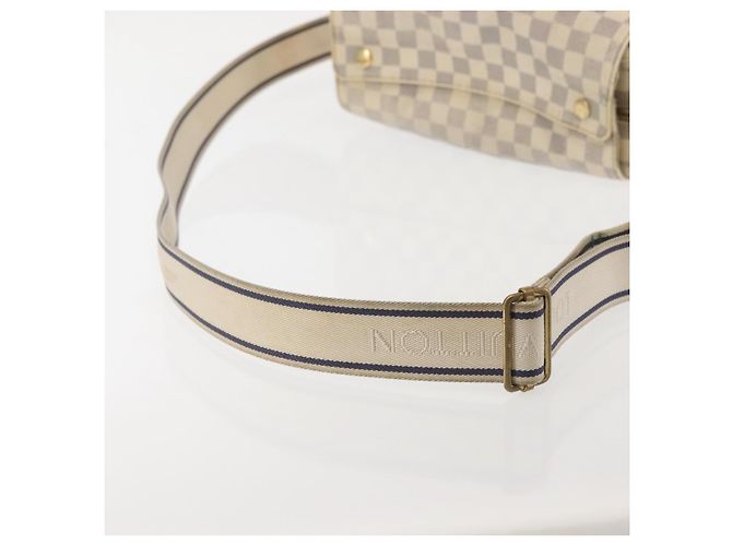 LOUIS VUITTON Borsa a Spalla Naviglio Damier Azur N51189 LV Auth 130676 - vista 9