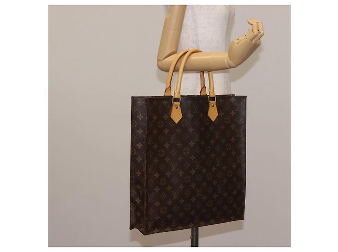 LOUIS VUITTON Borsa Sac Plat Monogram M51140 LV Auth 142922 Monogramma - vista 19