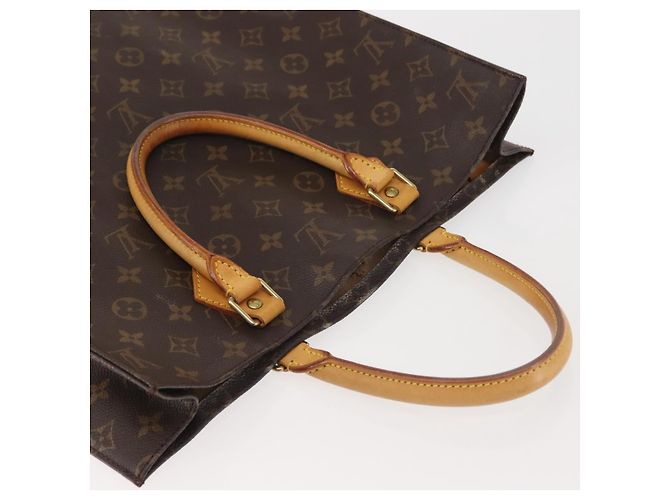 LOUIS VUITTON Borsa Sac Plat Monogram M51140 LV Auth 142922 Monogramma - vista 6