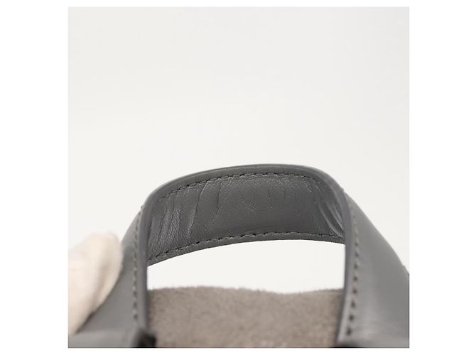 Autre Marque Zaino Falabella in suede grigio argento di Stella McCartney 410905 Auth am9133 - vista 14