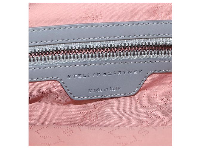 Autre Marque Zaino Falabella in suede grigio argento di Stella McCartney 410905 Auth am9133 - vista 20