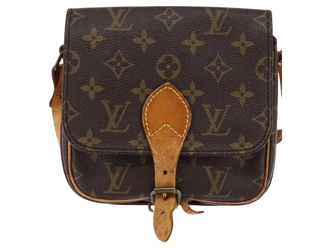 LOUIS VUITTON Borsa a Spalla Monogram Cartouchiere PM M51254 LV Auth gh872 Monogramma - vista 13