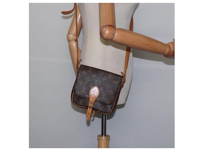 LOUIS VUITTON Borsa a Spalla Monogram Cartouchiere PM M51254 LV Auth gh872 Monogramma - vista 24