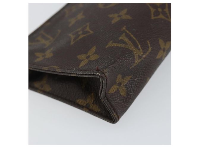LOUIS VUITTON Poche Toilette Monogram 15 M47546 LV Auth 145049 Monogramma - vista 14