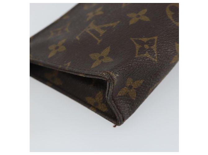LOUIS VUITTON Poche Toilette Monogram 15 M47546 LV Auth 145049 Monogramma - vista 16