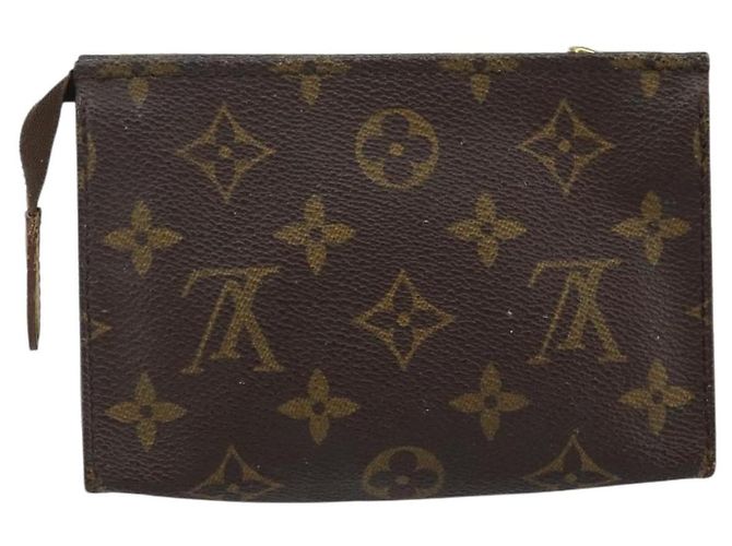 LOUIS VUITTON Poche Toilette Monogram 15 M47546 LV Auth 145049 Monogramma - vista 2