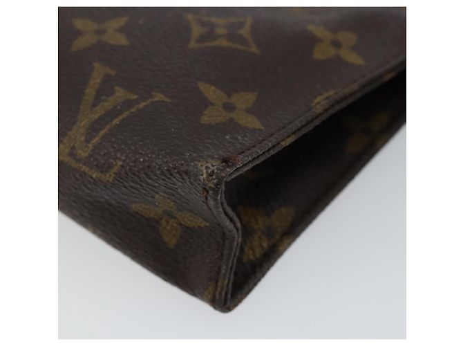 LOUIS VUITTON Poche Toilette Monogram 15 M47546 LV Auth 145049 Monogramma - vista 7
