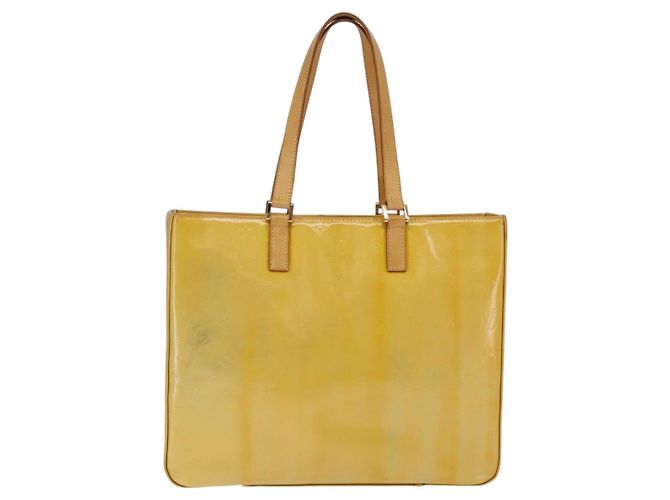LOUIS VUITTON Monogram Vernis Columbus Tote Bag Grau M91028 LV Auth gh879 - Ansicht 2