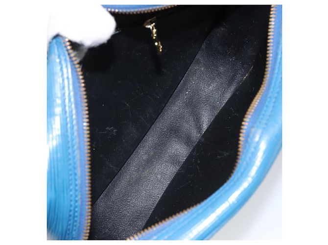 LOUIS VUITTON Bolso de Hombro Epi June Feuille Azul M52155 LV Auth 144802 - vista 10