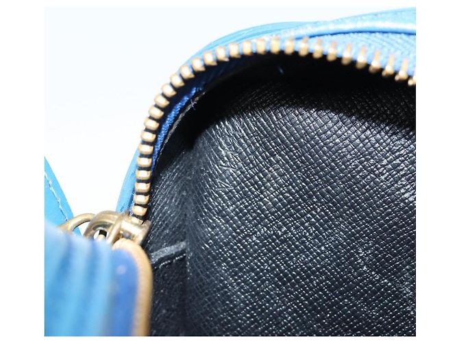 LOUIS VUITTON Bolso de Hombro Epi June Feuille Azul M52155 LV Auth 144802 - vista 12