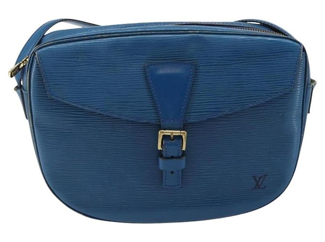 LOUIS VUITTON Bolso de Hombro Epi June Feuille Azul M52155 LV Auth 144802 - vista 13