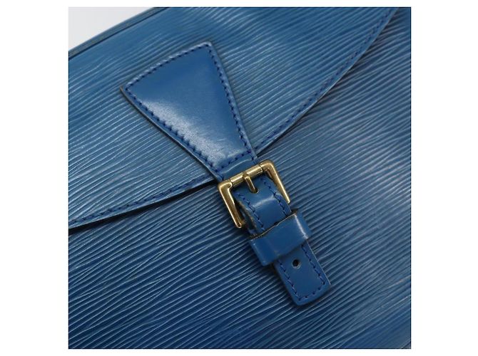 LOUIS VUITTON Bolso de Hombro Epi June Feuille Azul M52155 LV Auth 144802 - vista 18