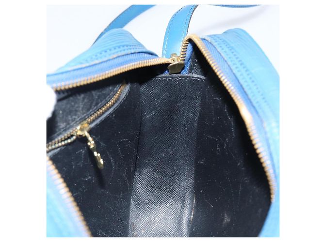 LOUIS VUITTON Bolso de Hombro Epi June Feuille Azul M52155 LV Auth 144802 - vista 20
