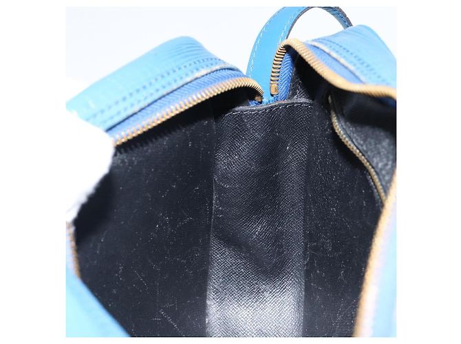 LOUIS VUITTON Bolso de Hombro Epi June Feuille Azul M52155 LV Auth 144802 - vista 21