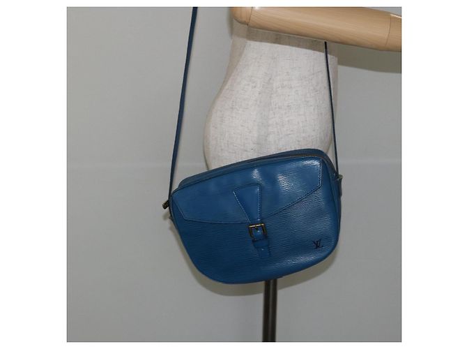 LOUIS VUITTON Bolso de Hombro Epi June Feuille Azul M52155 LV Auth 144802 - vista 23