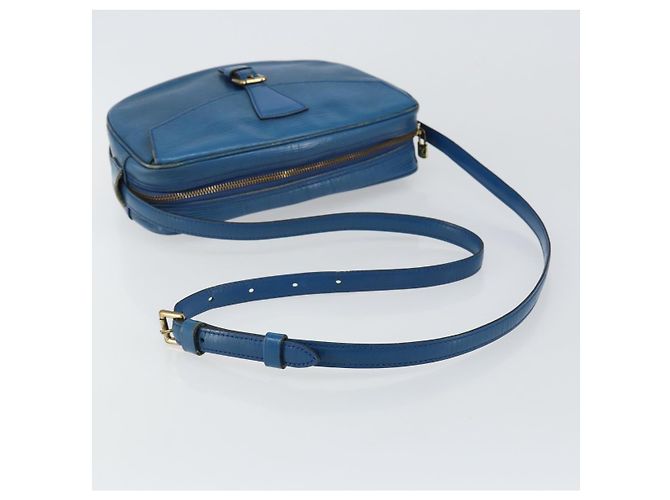 LOUIS VUITTON Bolso de Hombro Epi June Feuille Azul M52155 LV Auth 144802 - vista 7