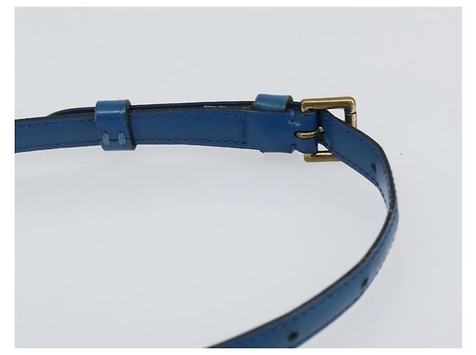 LOUIS VUITTON Bolso de Hombro Epi June Feuille Azul M52155 LV Auth 144802 - vista 8