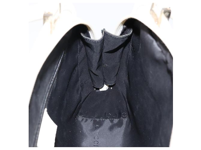 Borsa a mano GUCCI Jackie in pelle bianca argento 002 1071 Auth ti3434 Bianco - vista 20
