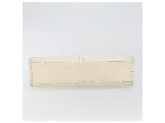 Borsa a mano GUCCI Jackie in pelle bianca argento 002 1071 Auth ti3434 Bianco - vista 5