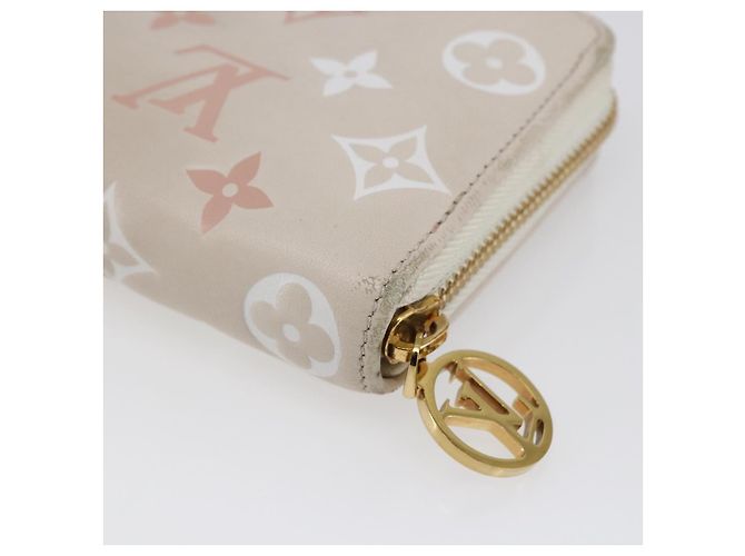 LOUIS VUITTON Monogram Coussin Zippy Long Wallet Rosa M82290 LV Auth 143915 - vista 16