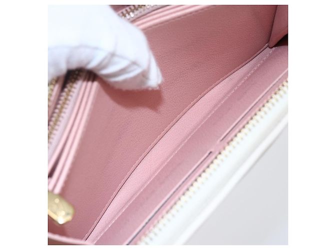 LOUIS VUITTON Monogram Coussin Zippy Long Wallet Rosa M82290 LV Auth 143915 - vista 21