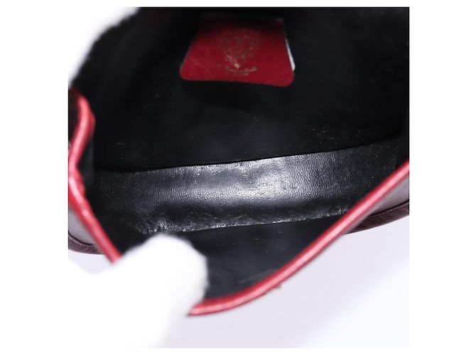 Gucci Borsa a Spalla in Pelle Rossa Auth 145949 Rosso - vista 11