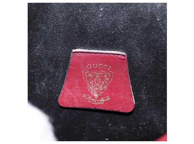 Gucci Borsa a Spalla in Pelle Rossa Auth 145949 Rosso - vista 18